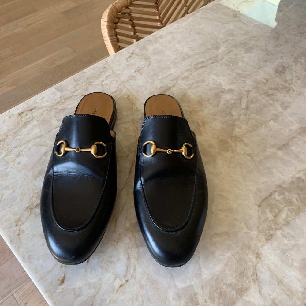 Gucci Women’s Princetown Leather Slipper